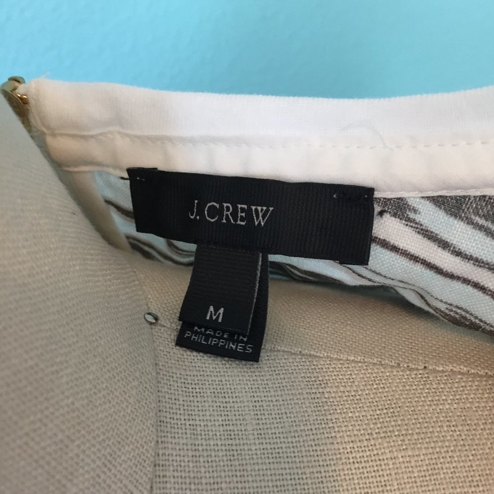 J. Crew Sleeveless Linen and Cotton Top - Picture 8 of 9